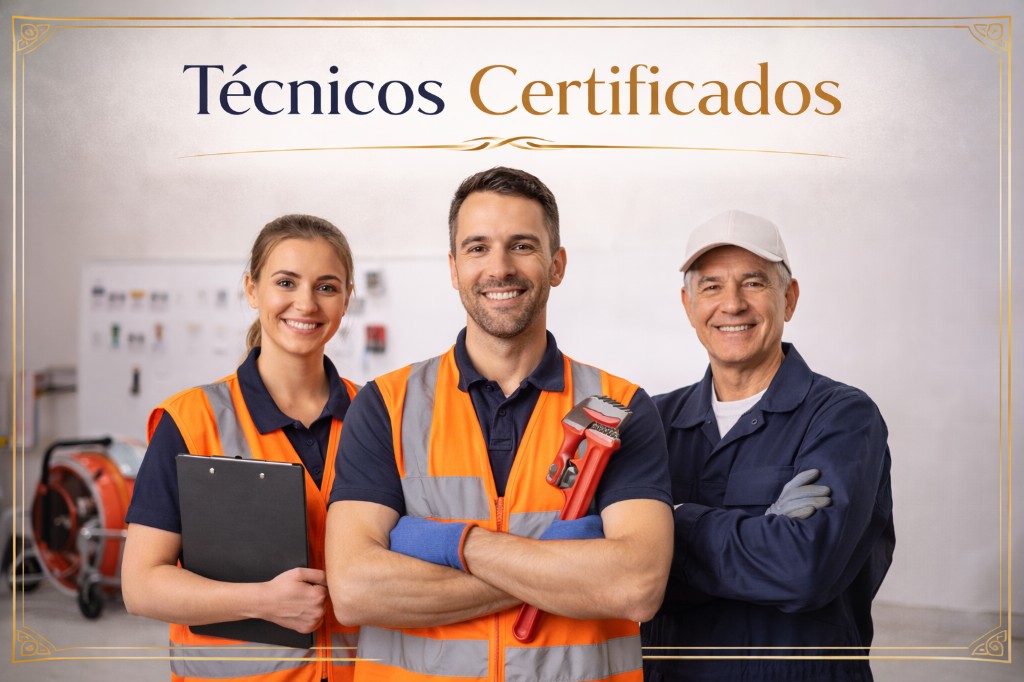 Técnicos Certificados - Equipo profesional de gasfitería